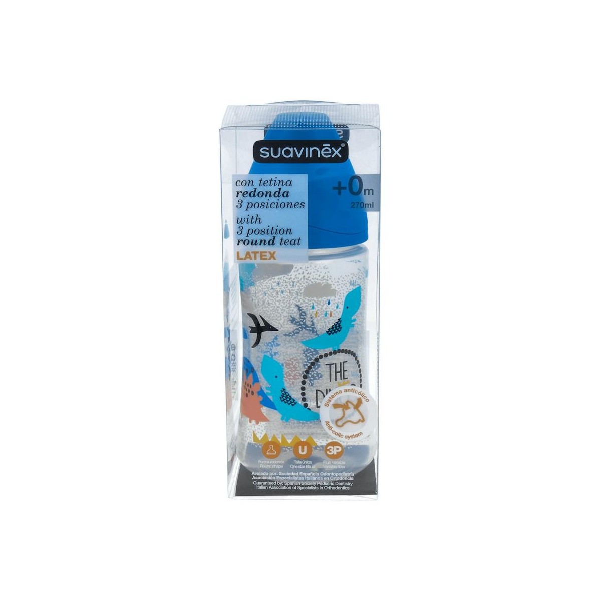 BIBERON SUAVINEX PP BO-AN LATEX REDONDA 3 POS...