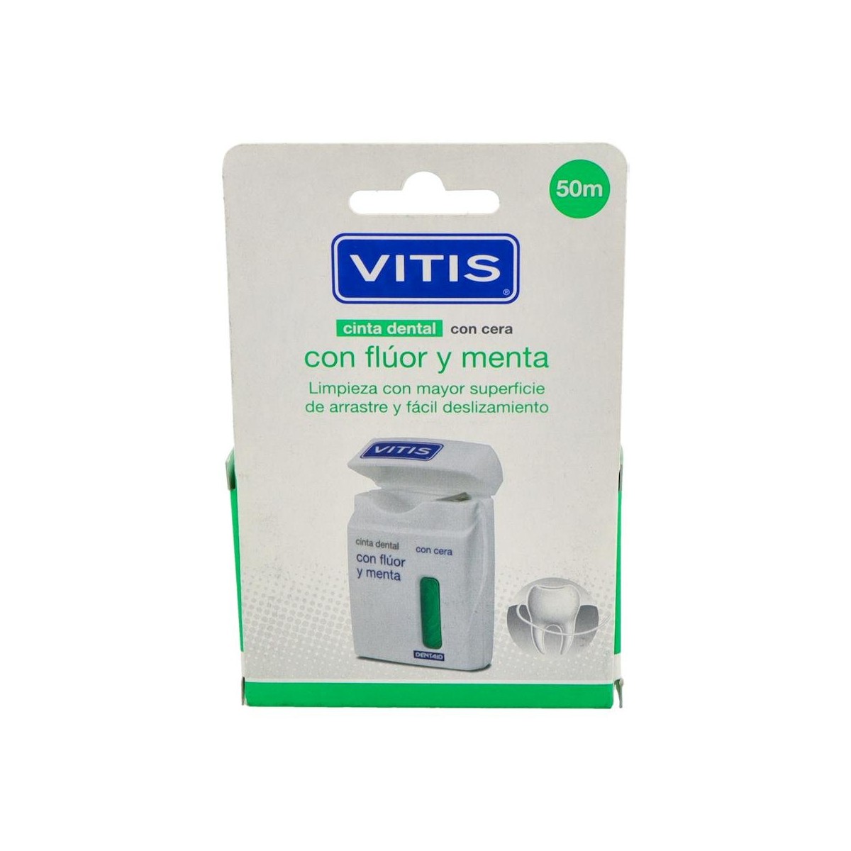 CINTA DENTAL VITIS FLUOR-MENTA 50M