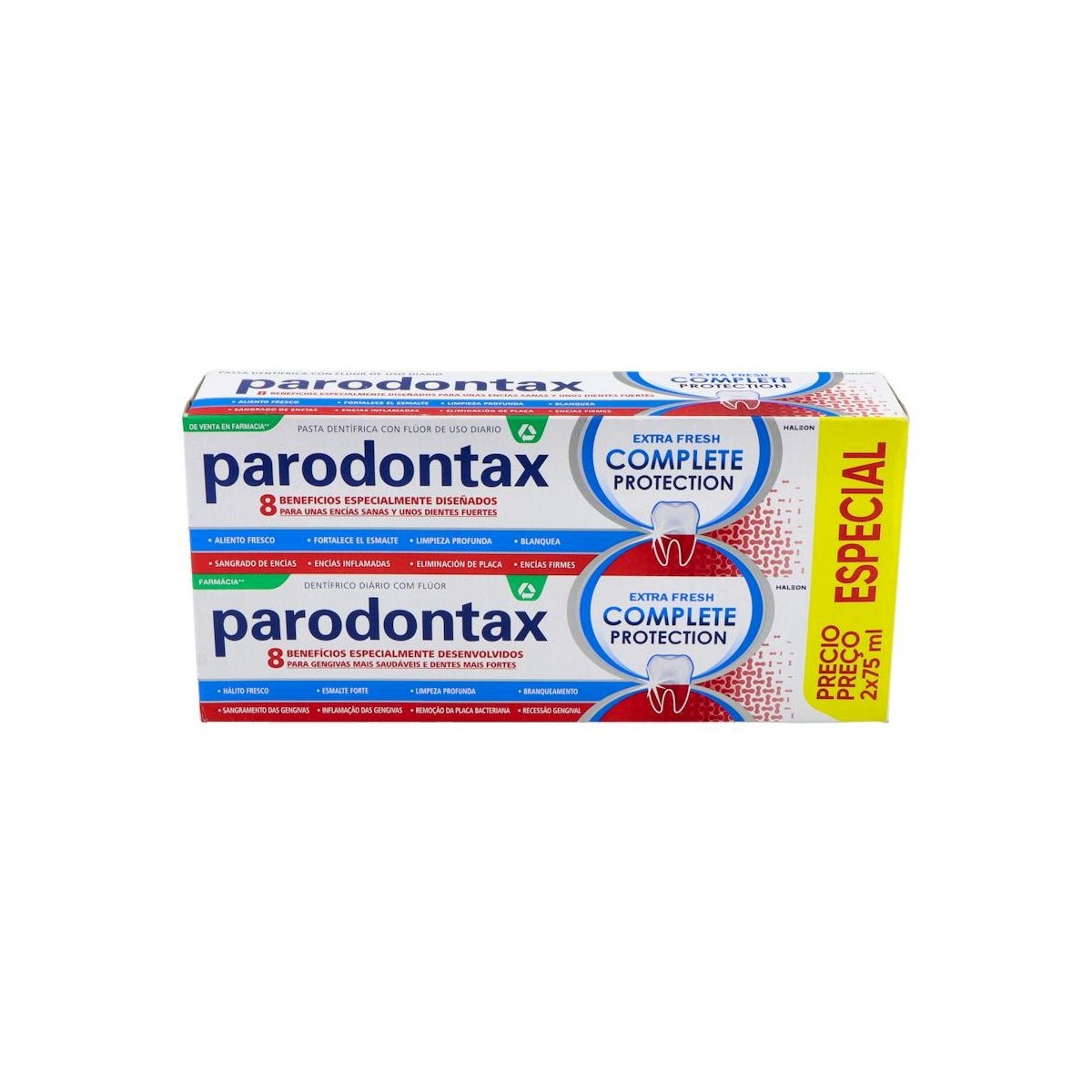 DUPLO PARODONTAX COMPLETE PROTECCION 2 X 75 ML
