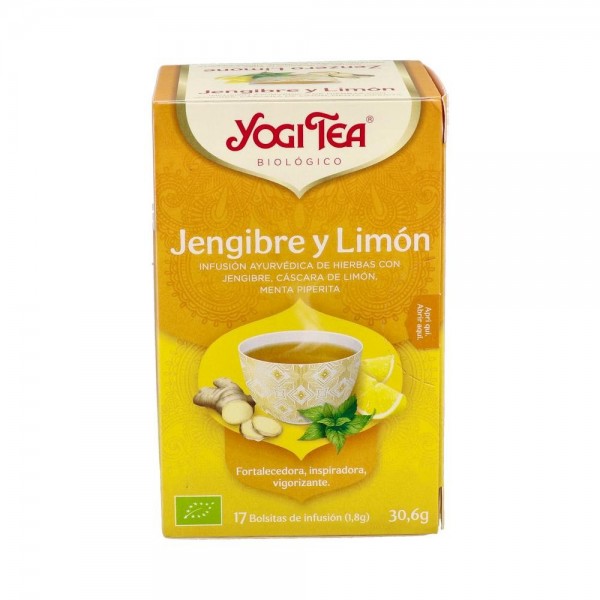 Yogi Tea Jenjibre Y Limon 17 Sobres