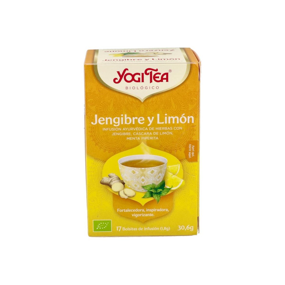 Yogi Tea Jenjibre Y Limon 17 Sobres