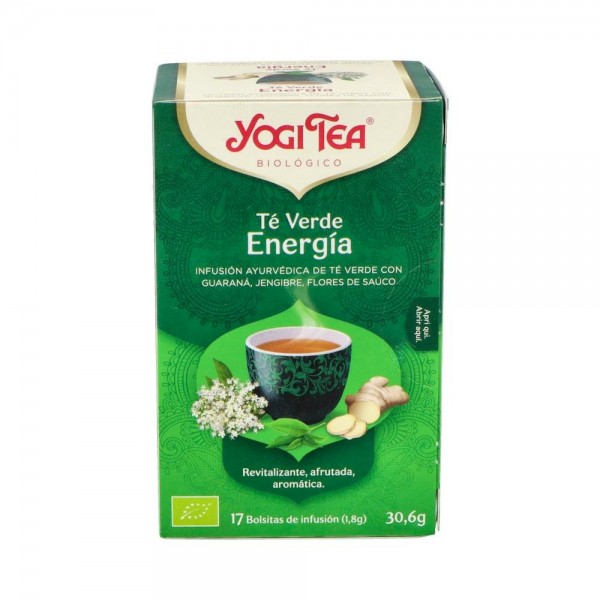 Yogi Tea Te Verde Energia 17 Sobres