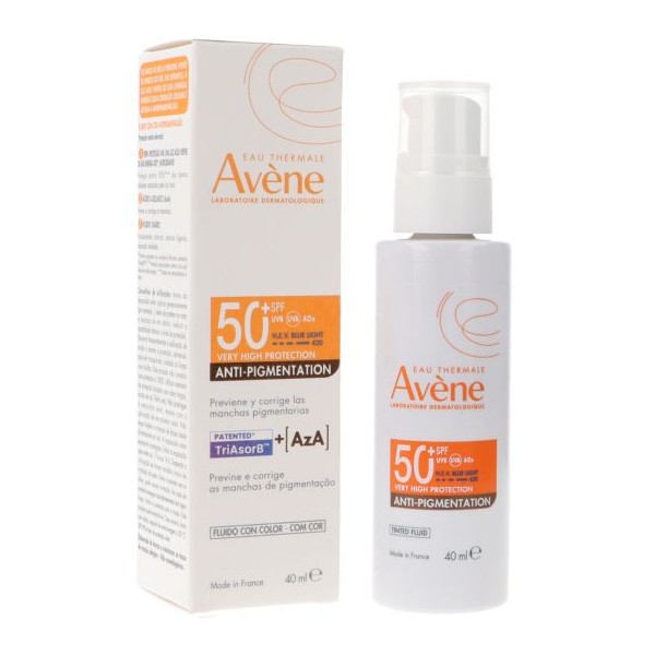 AVENE FLUIDO ANTI - PIGMENTATION CON COLOR 50+ 40 ML