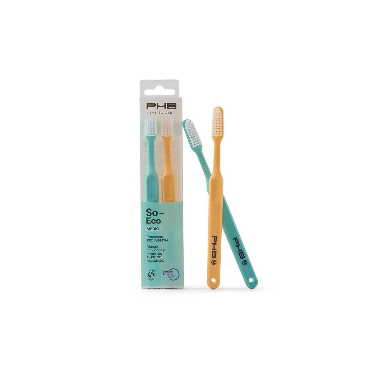 PHB DUPLO CEPILLO DENTAL ADULTO MEDIO ECO