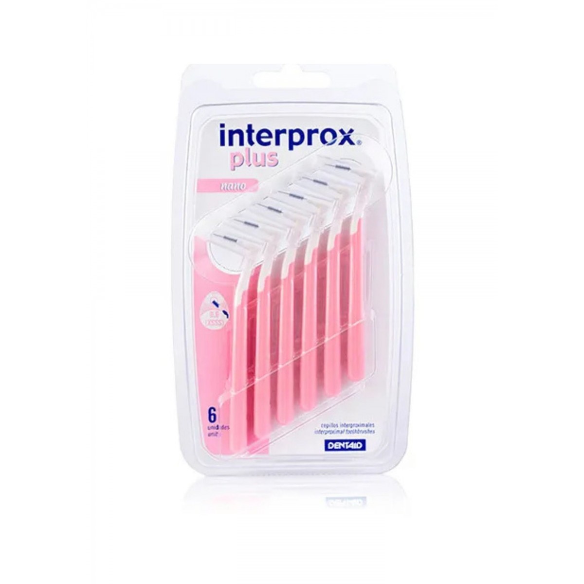 INTERPROX PLUS CEPILLO INTERDENTAL NANO 6 U
