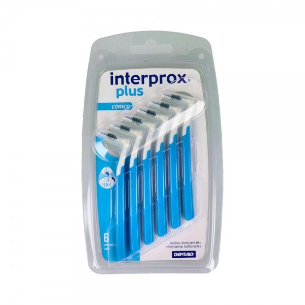 INTERPROX PLUS CEPILLO INTERDENTAL CONICO 6 U