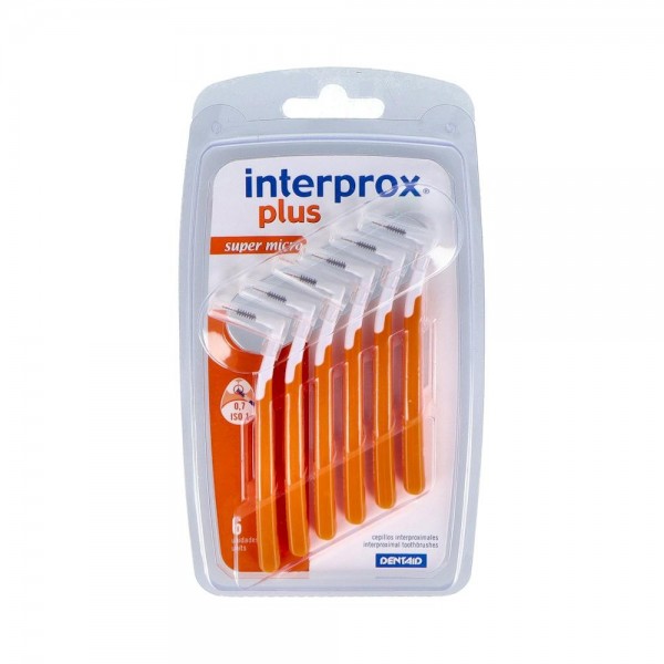 INTERPROX PLUS CEPILLO INTERDENTAL S-MICRO 6 U