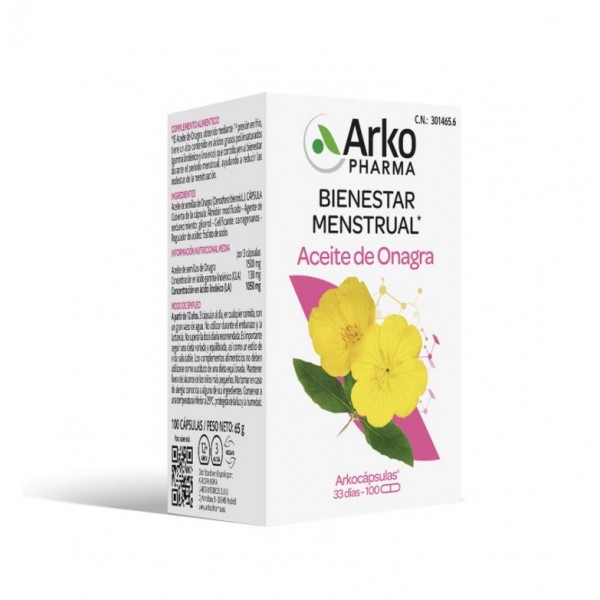 ARKOCAPSULAS ACEITE ONAGRA 100 CAPS
