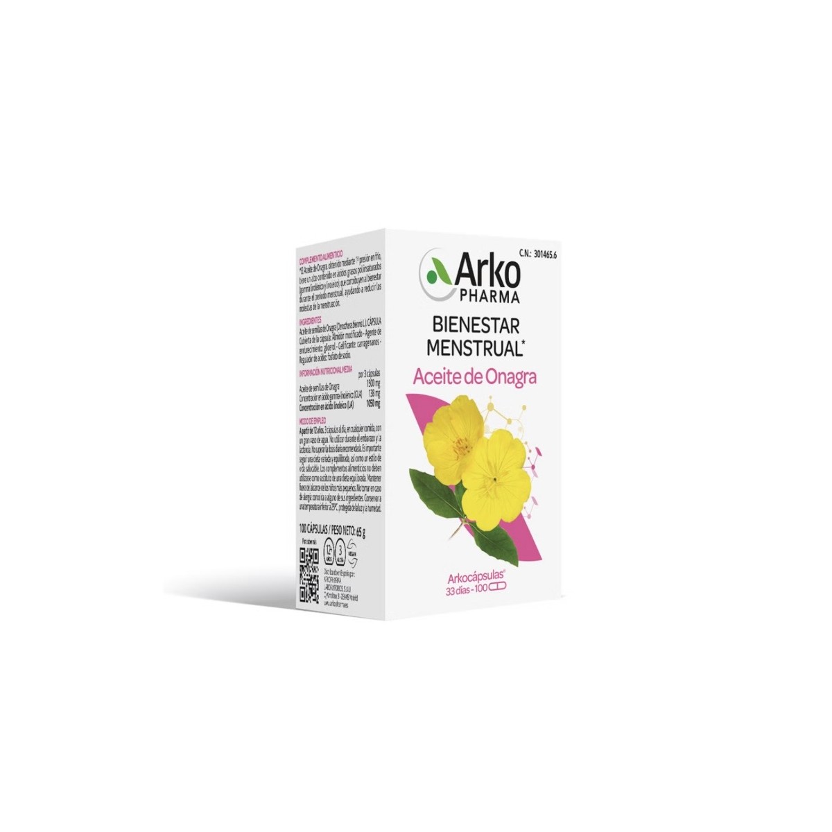 ARKOCAPSULAS ACEITE ONAGRA 100 CAPS