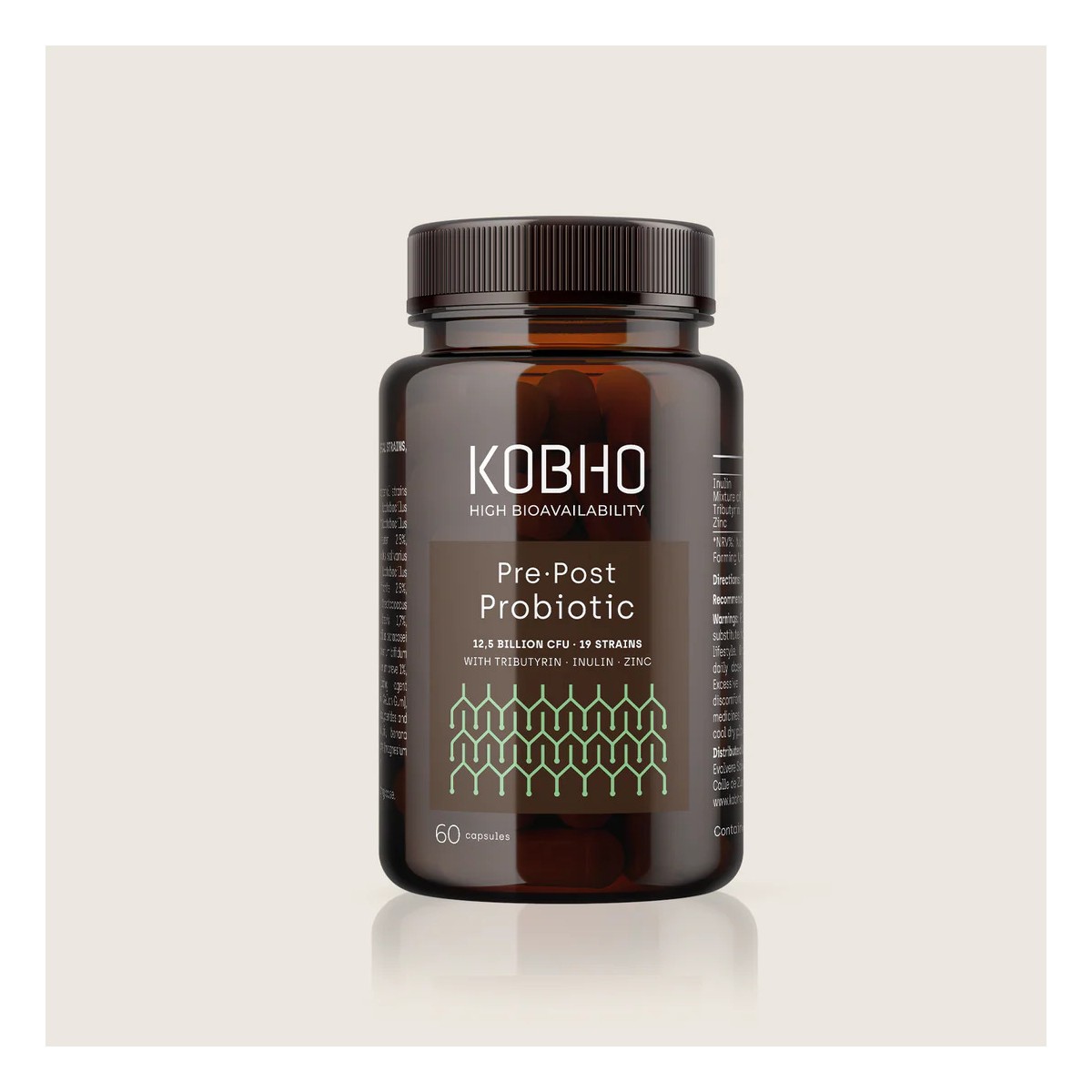 PRE-POST PROBIÓTICO KOBHO LABS 60CAPS