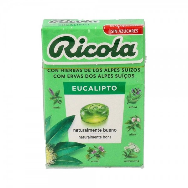Ricola Caram S/A Eucaliptus 50 G