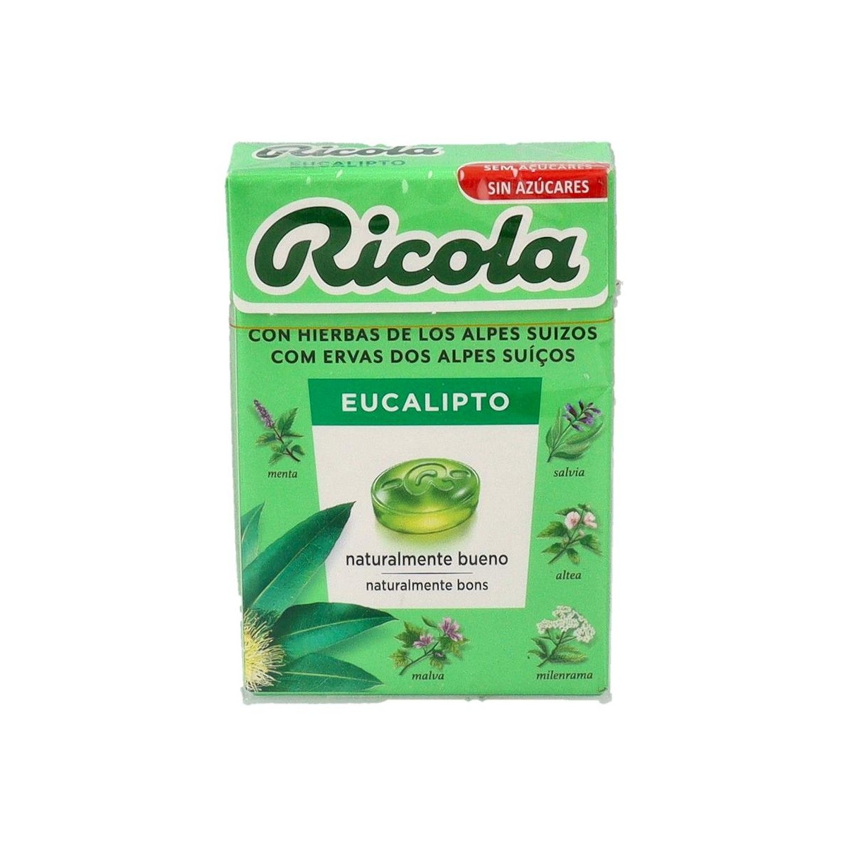 Ricola Caram S/A Eucaliptus 50 G